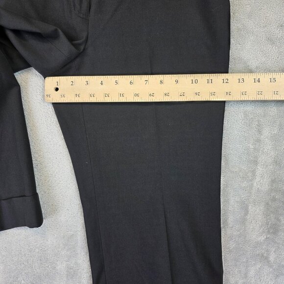 Michael Kors Pants Womens 8 Petite Black Cropped Trouser Dress Work Career - Picture 10 of 16